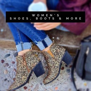 Women’s Shoes, Boots, Flats, Heels,- All Sizes
